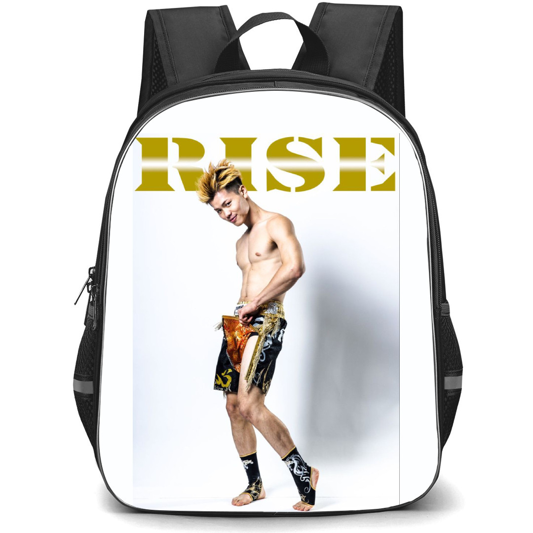 Tenshin Nasukawa Backpack StudentPack - Tenshin Nasukawa Wear Boxing Shorts And Standing On White Background