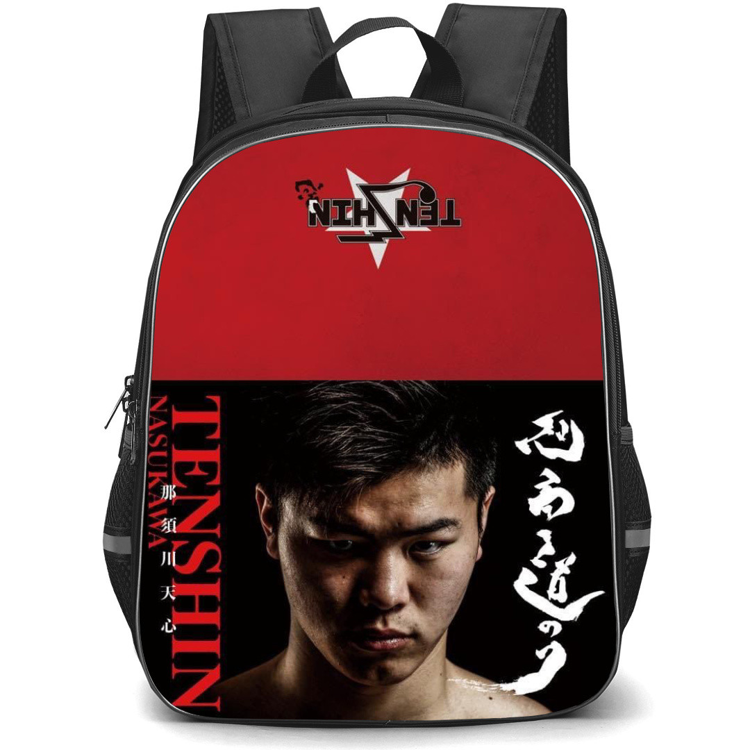 Tenshin Nasukawa Backpack StudentPack - Tenshin Nasukawa Portrait On Black Red Background Sticker