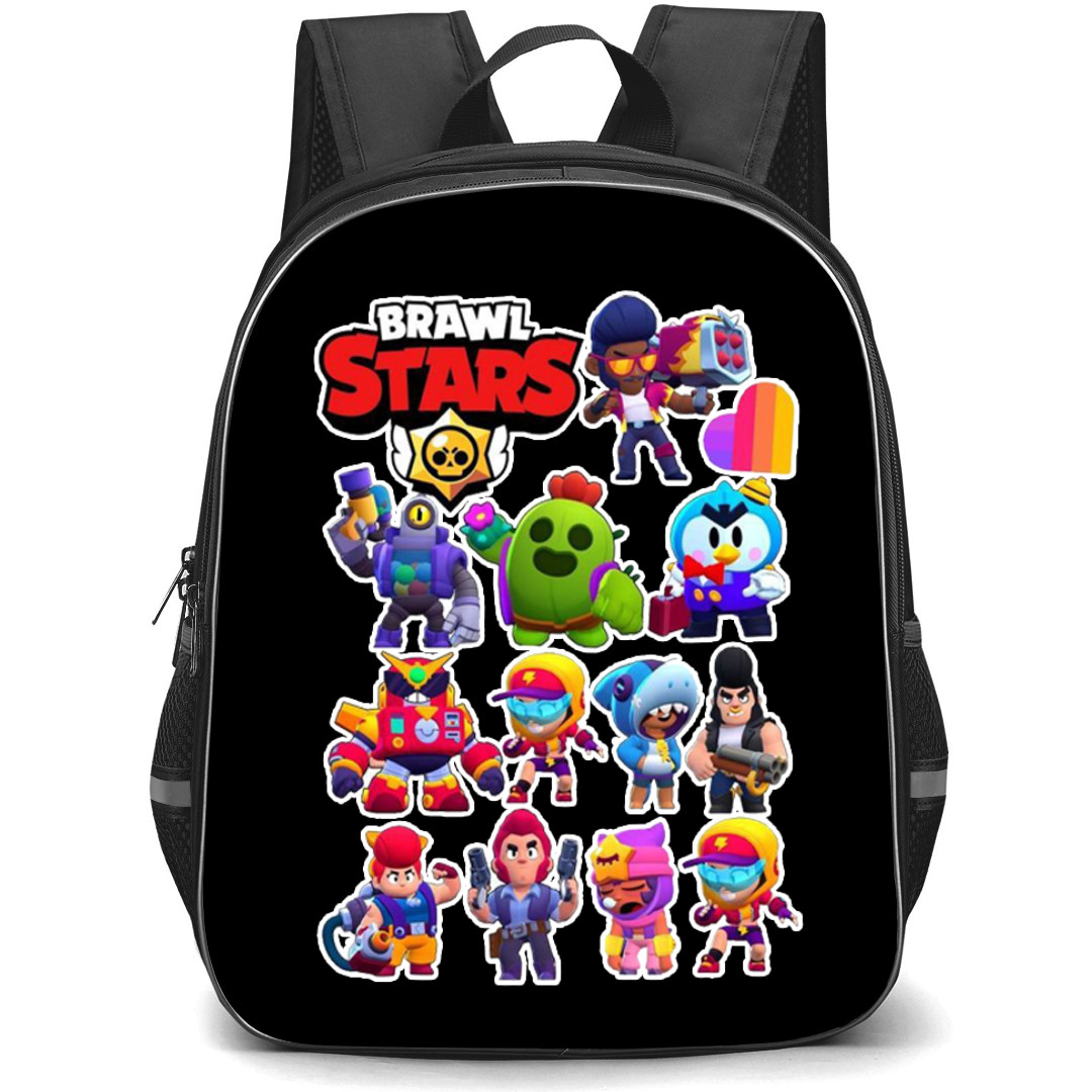 Brawl Stars Backpack StudentPack - Brawl Stars Characters Sticker Mania