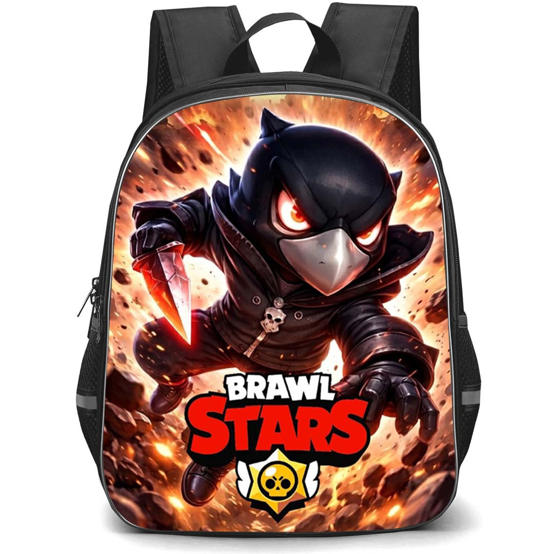 Brawl Stars Crow Backpack School Bag StudentPack - Crow Apocalypse Dash Poster