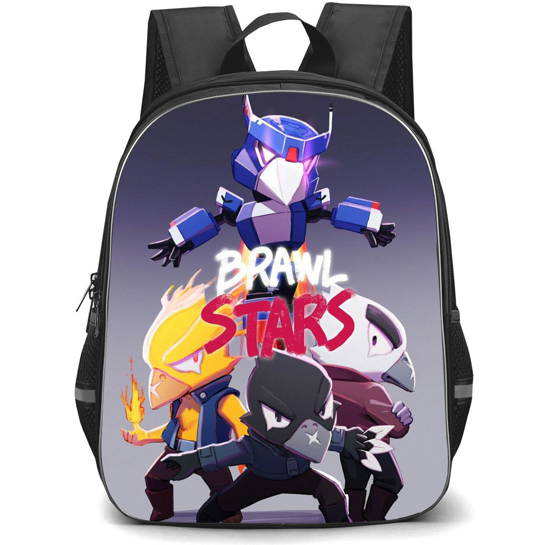 Brawl Stars Crow Backpack StudentPack - Brawl Stars Crow Dark Mecha Poster