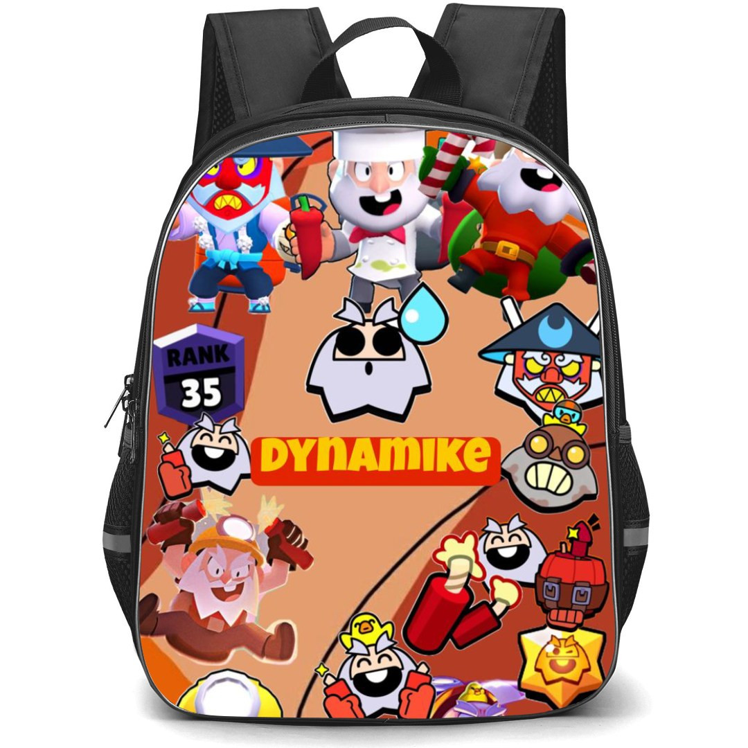 Brawl Stars Dynamike Backpack StudentPack - Brawl Stars Dynamike Collage Poster