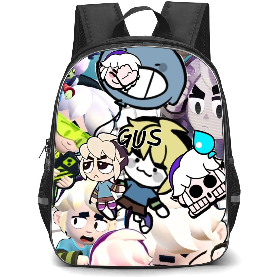 Brawl Stars Gus Backpack StudentPack - Brawl Stars Gus Collage Poster