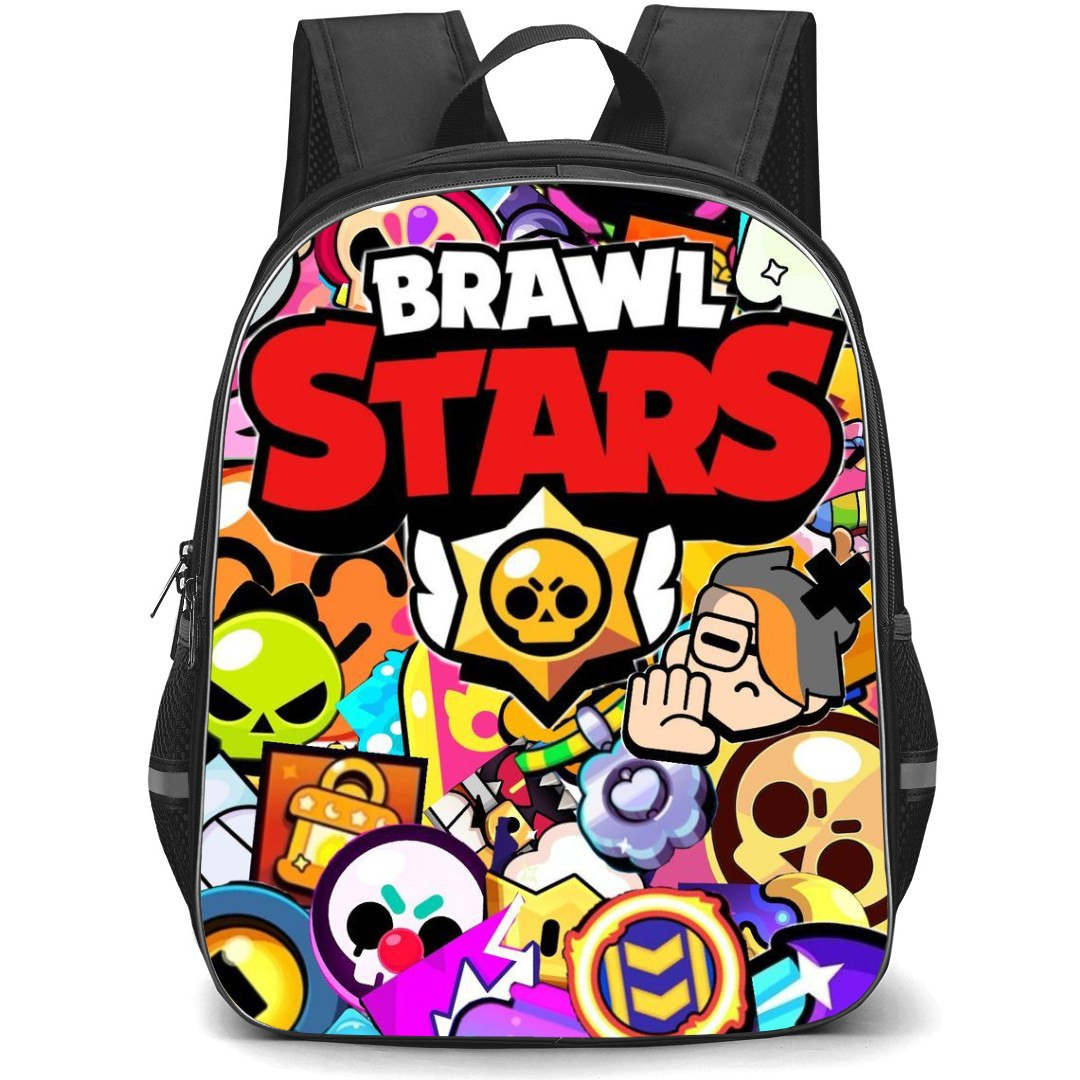 Brawl Stars Backpack StudentPack - Brawl Stars Icons Collage Poster