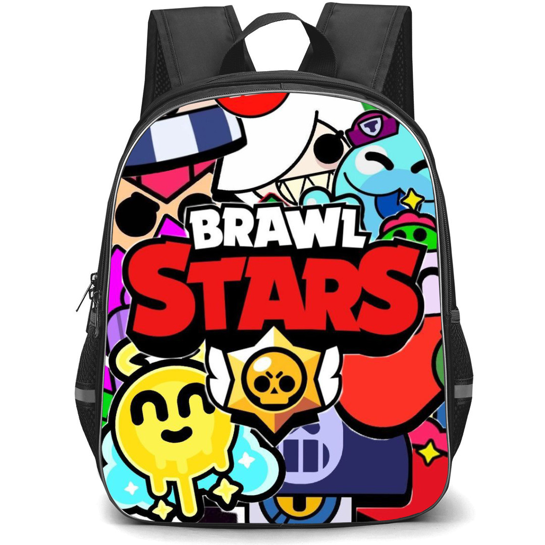 Brawl Stars Backpack StudentPack - Brawl Stars Illustration Art 4K Poster