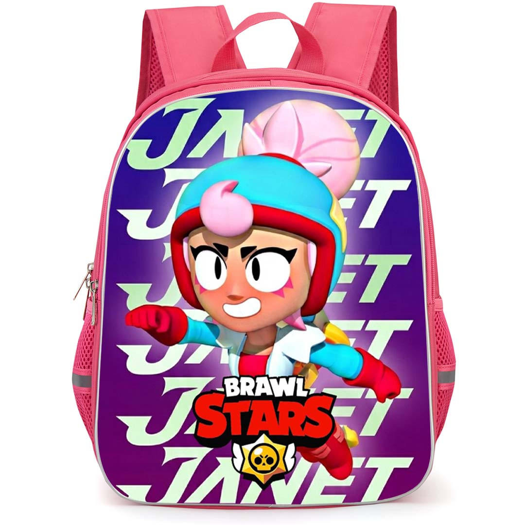Brawl Stars Janet Backpack School Bag StudentPack - Janet Signature Style Poster