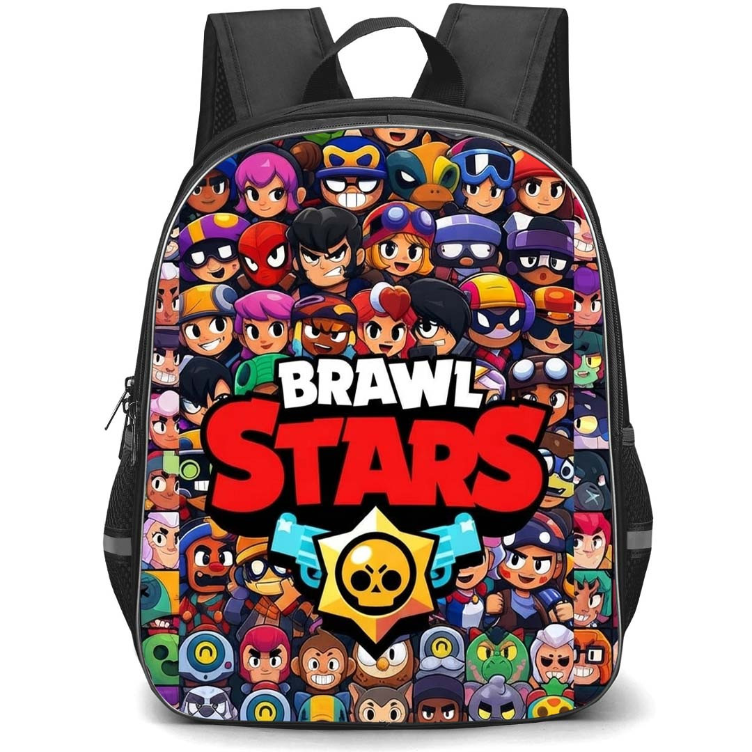 Brawl Stars Backpack School Bag StudentPack - Brawl Stars Legendary Brawler Squad Poster