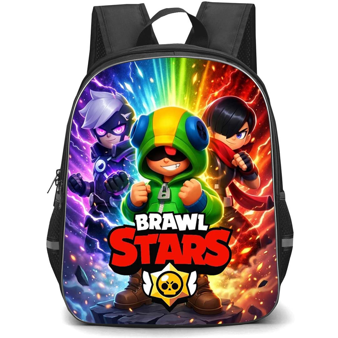 Brawl Stars Backpack School Bag StudentPack - Brawl Stars Legendary Trio Power Poster