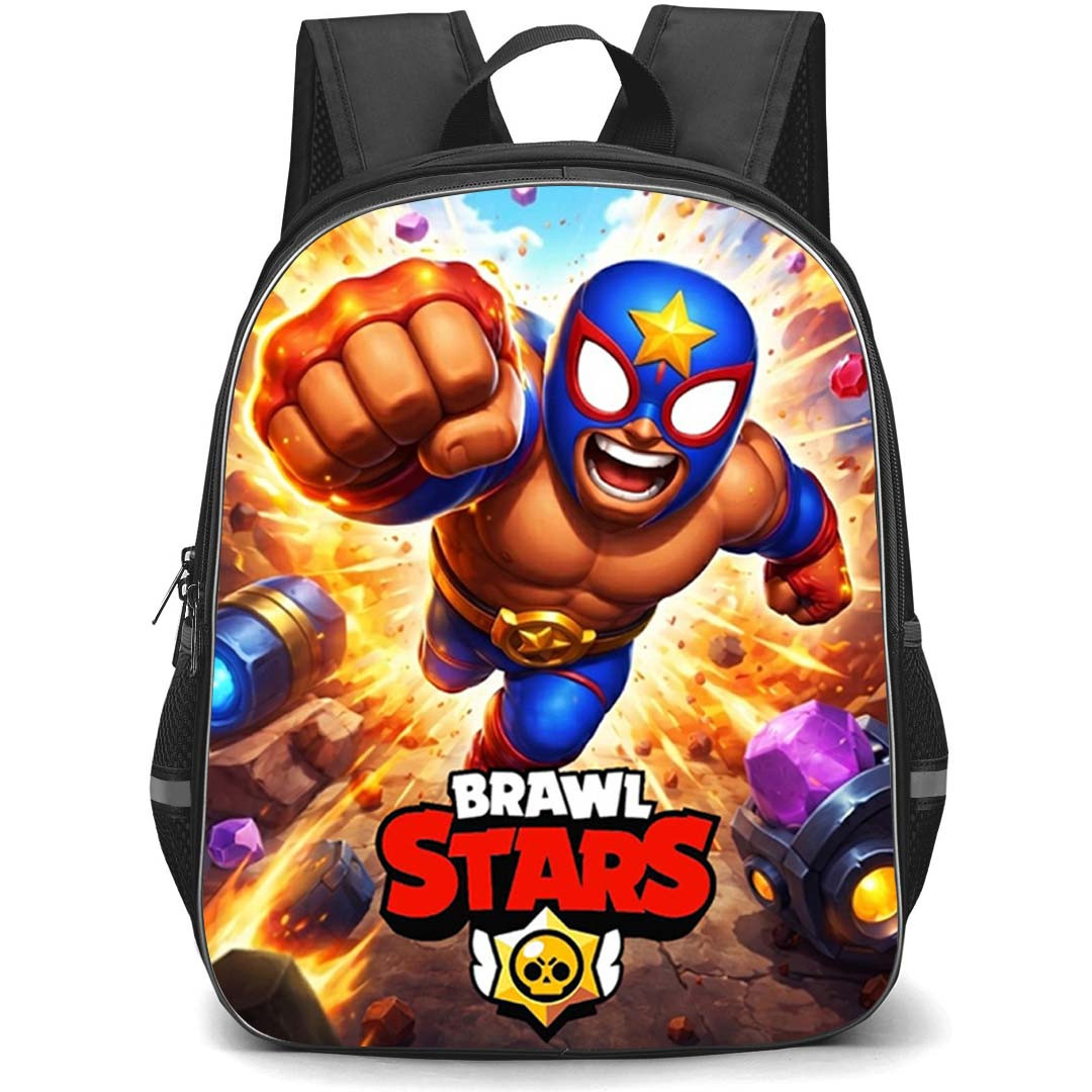 Brawl Stars El Primo Backpack School Bag StudentPack - El Primo Meteor Punch Poster