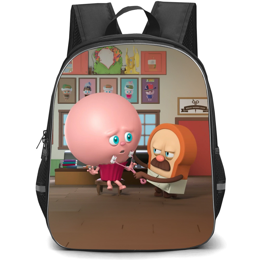 Bread Barbershop Big Head Cupcake Backpack StudentPack - Big Head Cupcake Facial