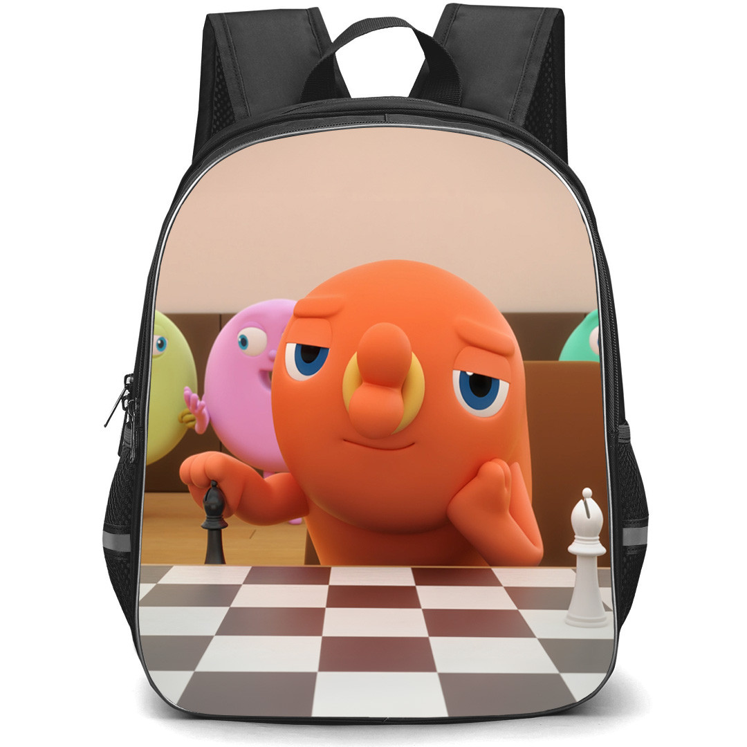 Bread Barbershop Sausage Backpack StudentPack - Sausage Playing Chess