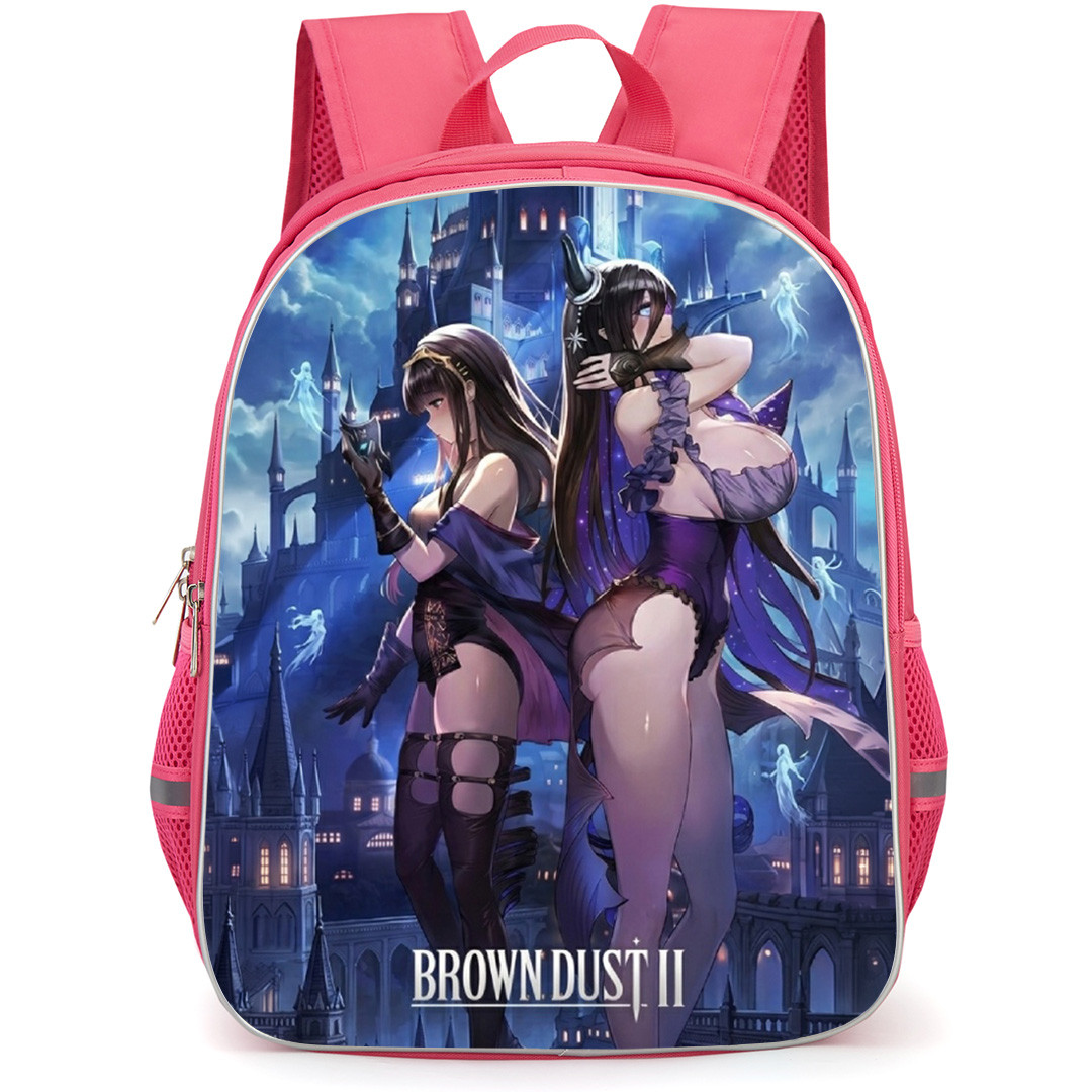 Brown Dust 2 Backpack School Bag StudentPack - Celia And Eclipse Back-to-Back Poster
