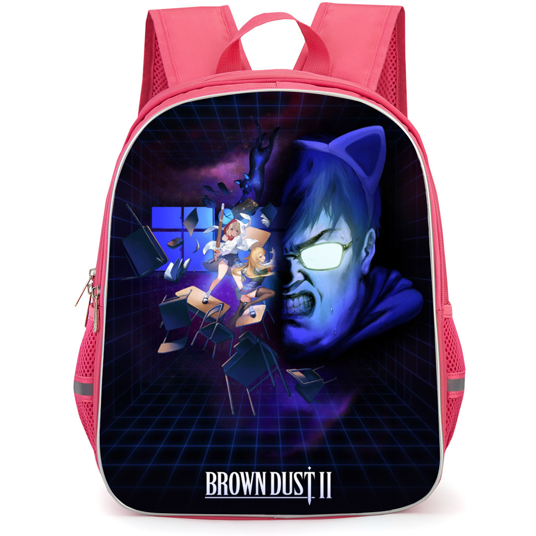 Brown Dust 2 Backpack School Bag StudentPack - Characters vs Villain Poster