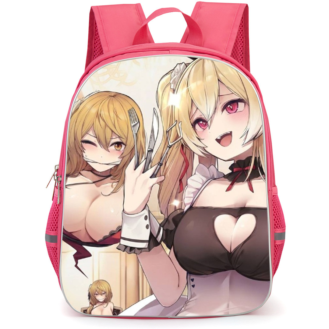 Brown Dust 2 Backpack School Bag StudentPack - Elise And Liatris Knife and Fork Poster