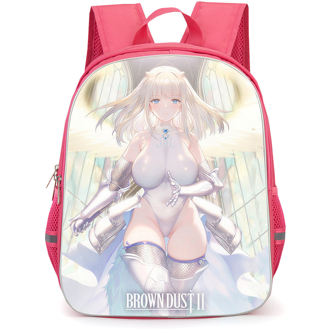Brown Dust 2 Justia Backpack School Bag StudentPack - Justia Wings Spread Poster