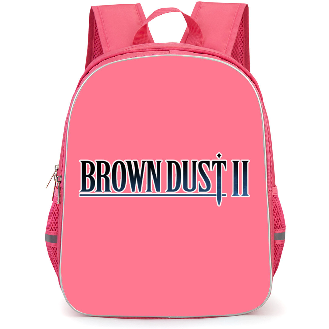 Brown Dust 2 Backpack School Bag StudentPack - BrownDust2 Logo Sticker Art