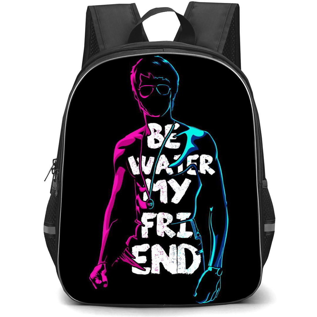 Bruce Lee Backpack StudentPack - Bruce Lee Be Water My Friend
