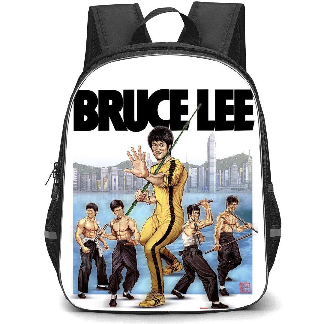 Bruce Lee Backpack StudentPack - Bruce Lee Fighting Stance Comic Art