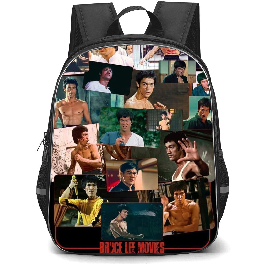 Bruce Lee Backpack StudentPack - Bruce Lee Movie Collage