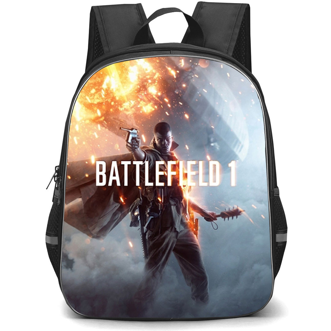 Battlefield Backpack School Bag StudentPack - Battlefield 1 Official Game Poster