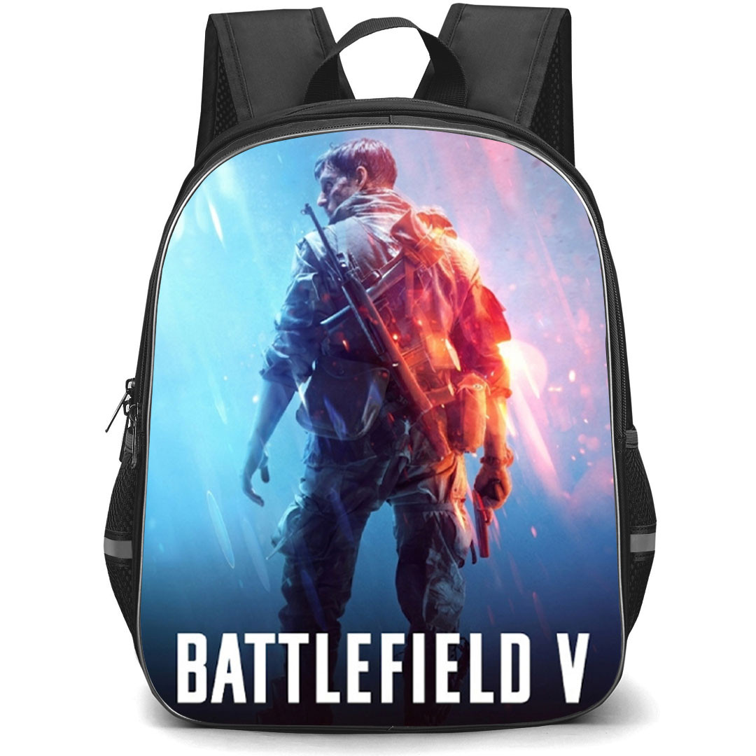 Battlefield Backpack School Bag StudentPack - Battlefield 5 Official Game Poster