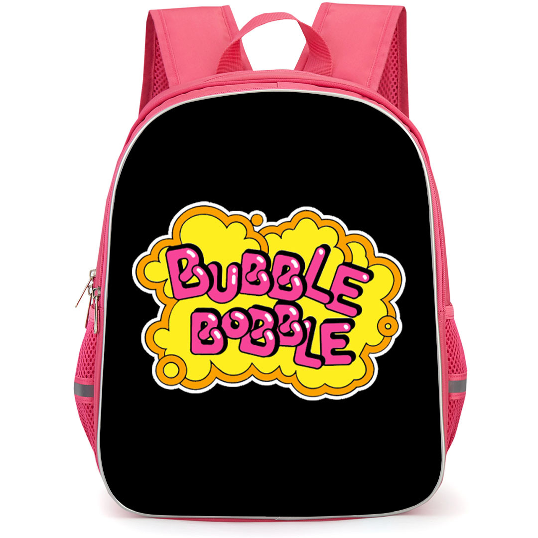 Bubble Bobble Backpack School Bag StudentPack - Bubble Bobble Series Game Logo Sticker
