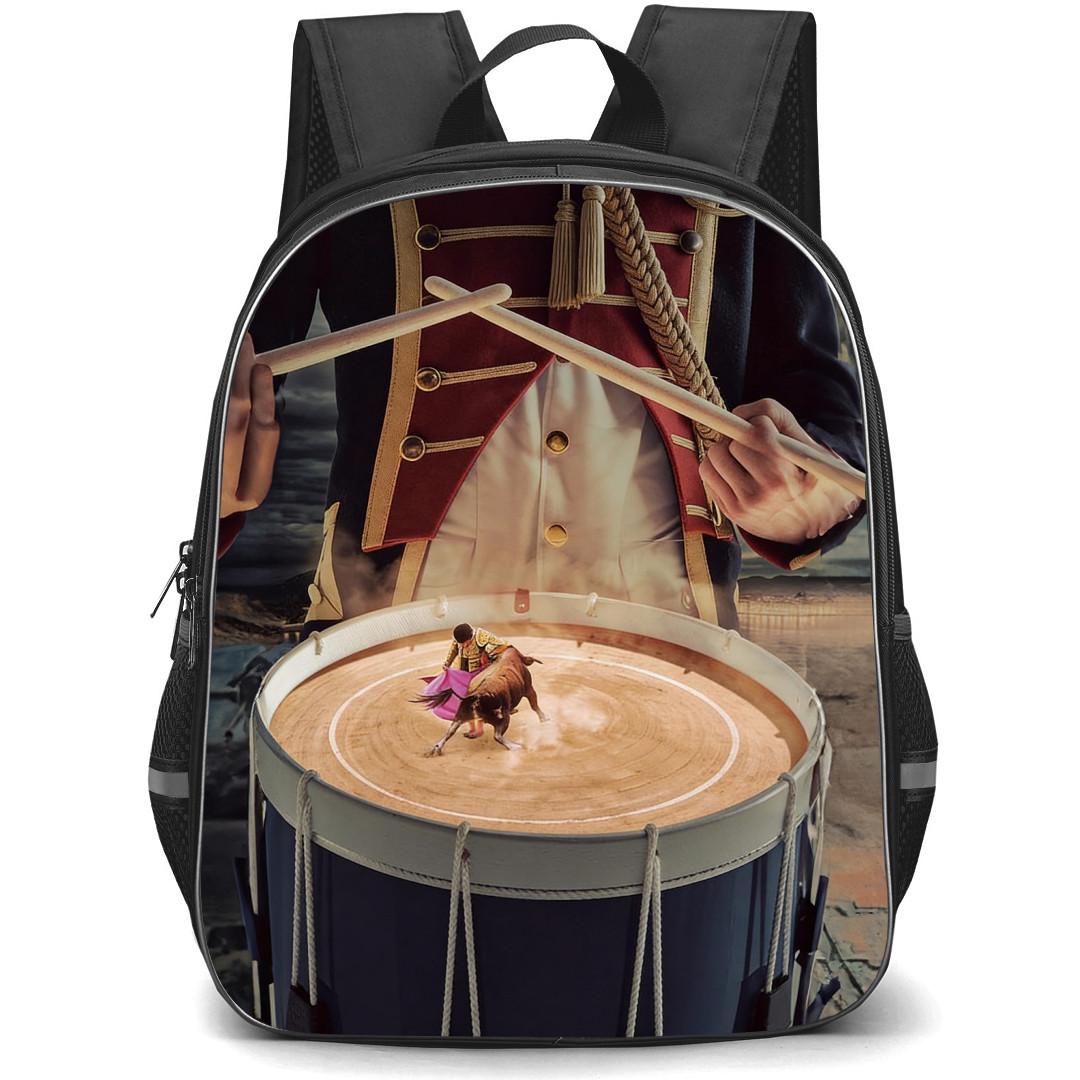 Bullfighters Jos? Tom?s Backpack School Bag StudentPack - Jos? Tom?s Arena Drum Poster