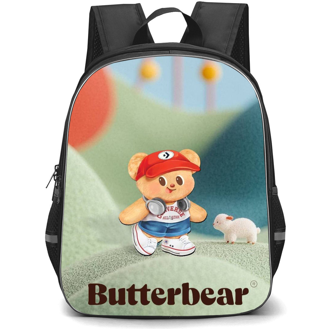 Butterbear Backpack StudentPack - Butterbear With Sheep Valley Background