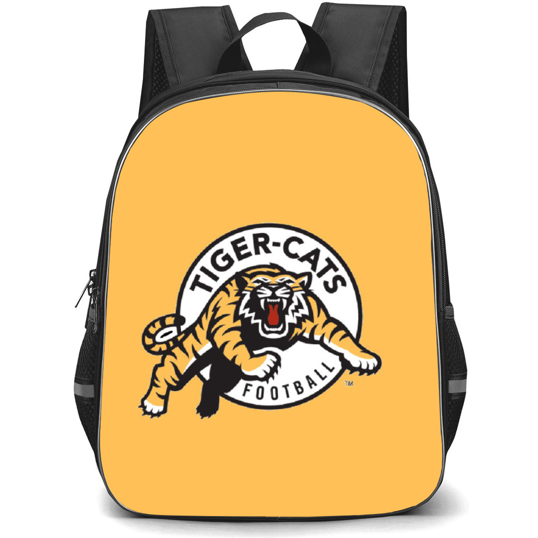 Hamilton Tiger Cats Backpack School Bag StudentPack - Logo In Yellow Background