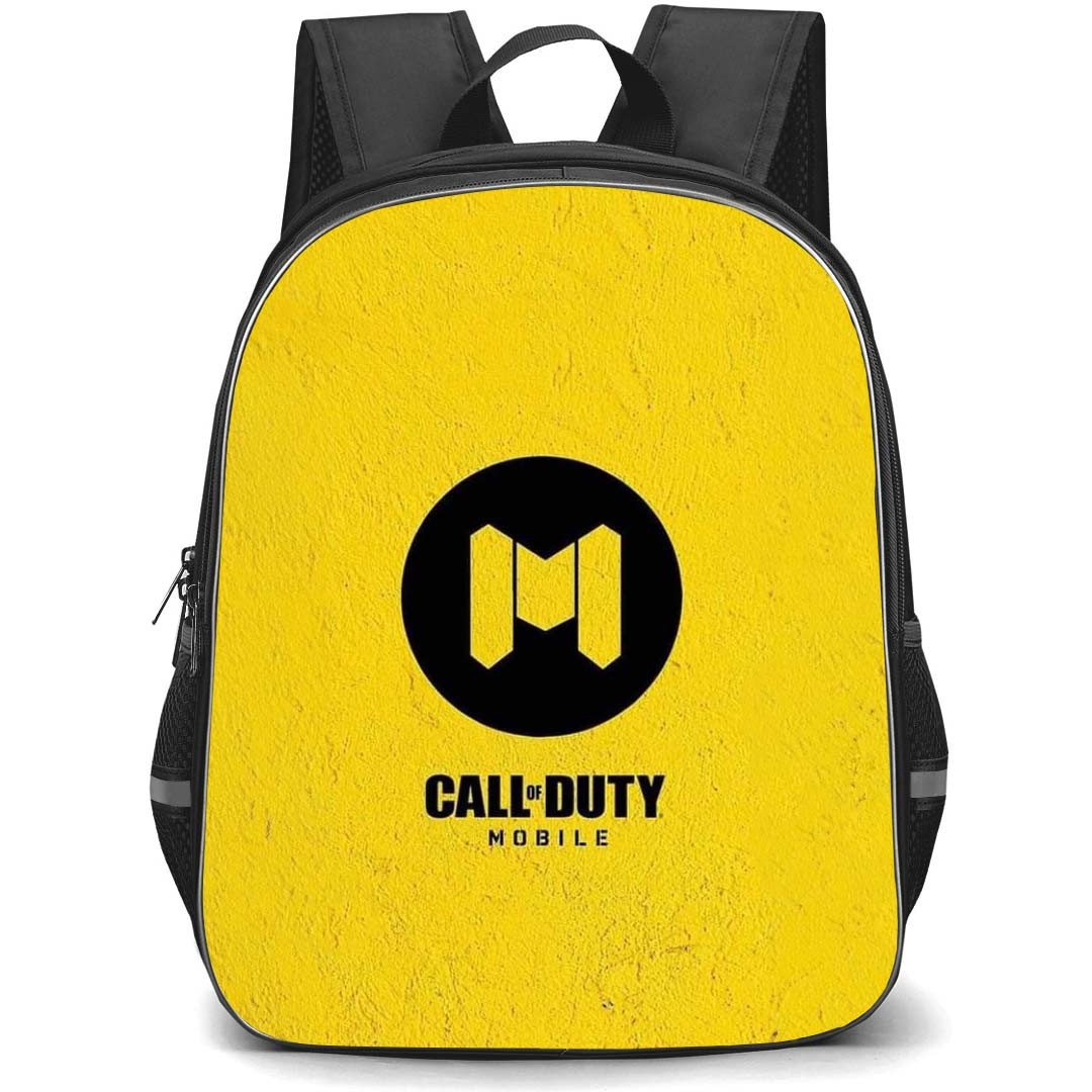 Call Of Duty Backpack StudentPack - Call Of Duty Logo On Yellow Background