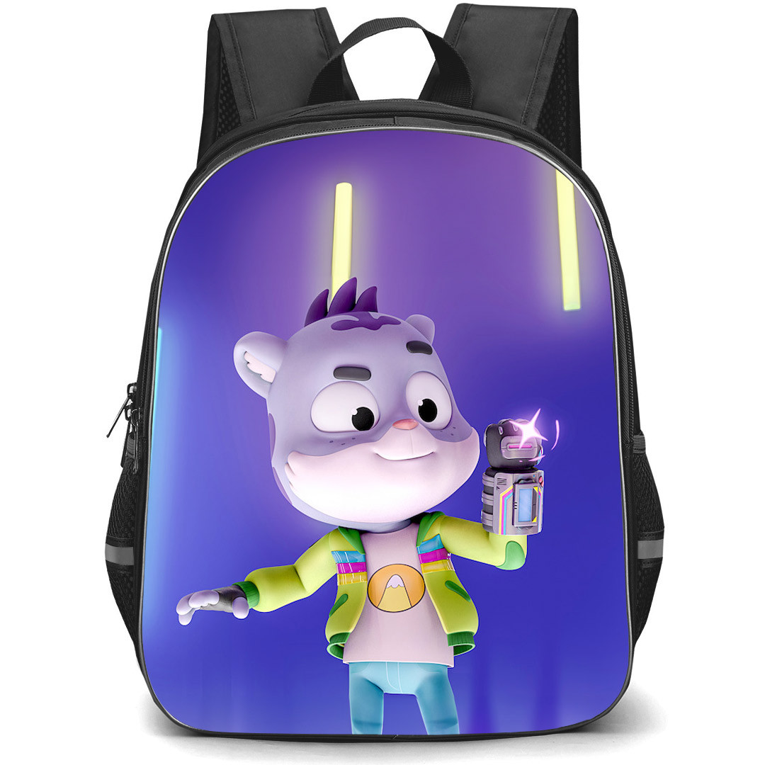 The Creature Cases Sam Snow Backpack StudentPack - Sam Snow Secret Agent Standing On Blue Background