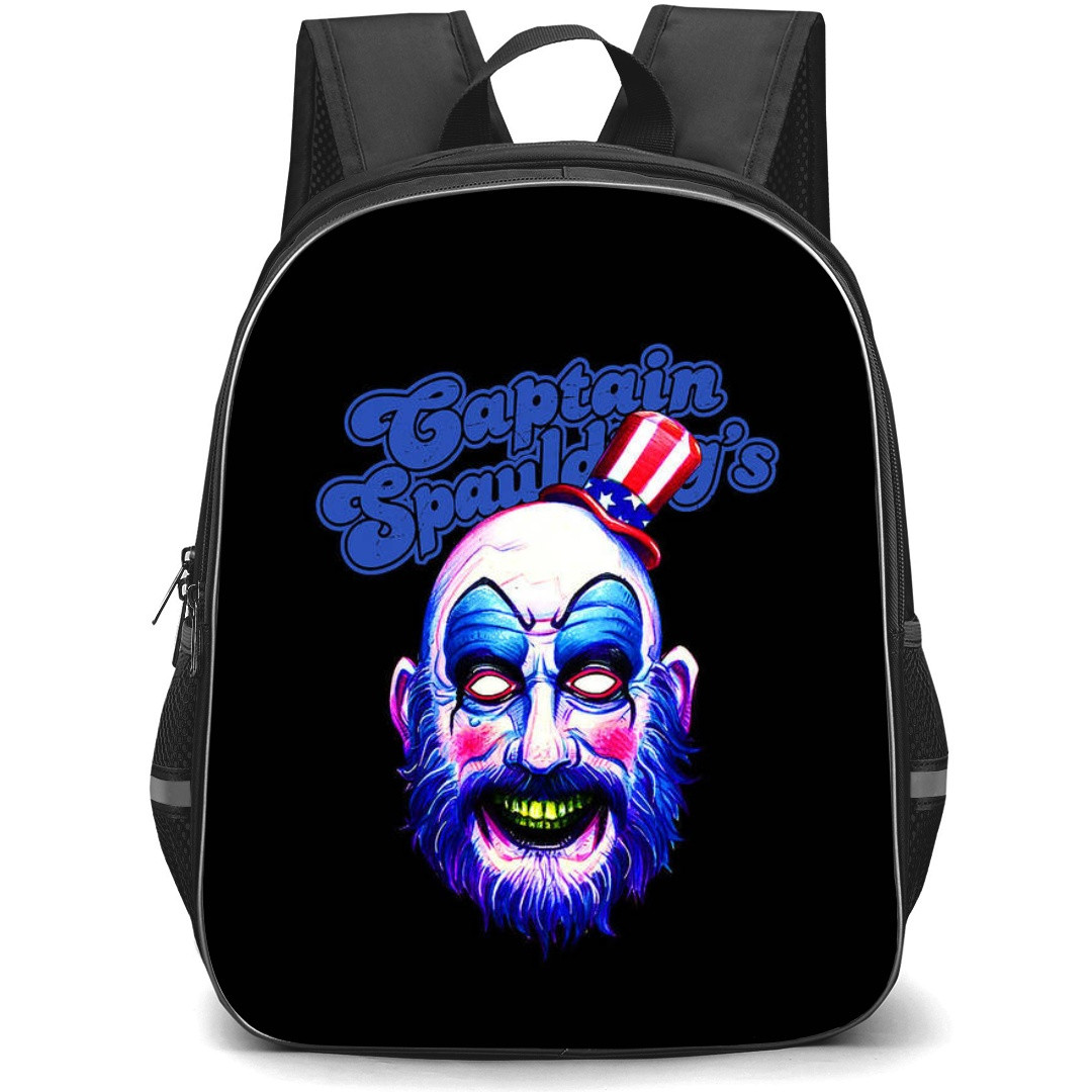 Captain Spaulding Backpack StudentPack - Captain Spaulding Avatar Pop Art On Black Background