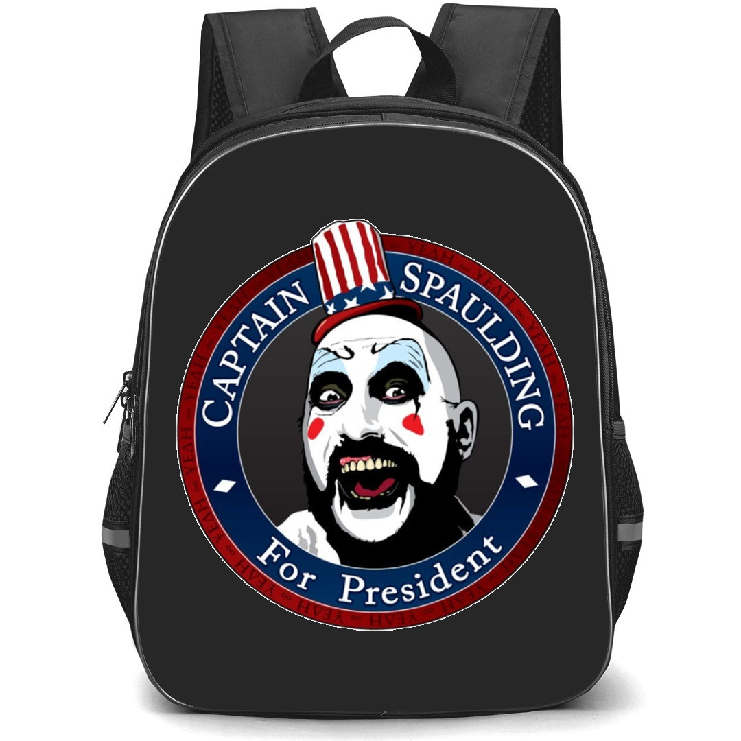 Captain Spaulding Backpack StudentPack - Captain Spaulding For President Sticker