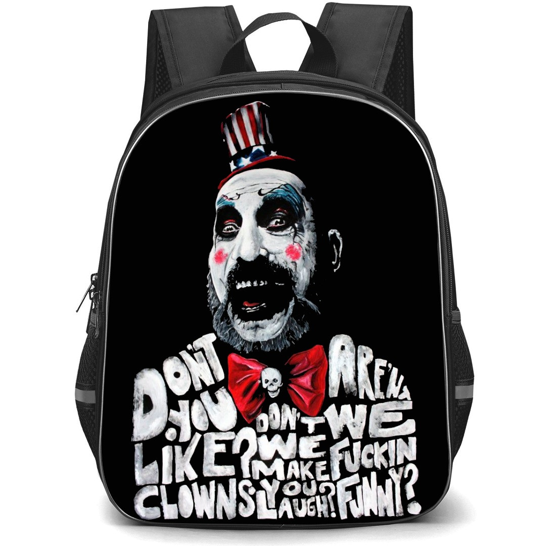Captain Spaulding Backpack StudentPack - Captain Spaulding Portrait Word Art