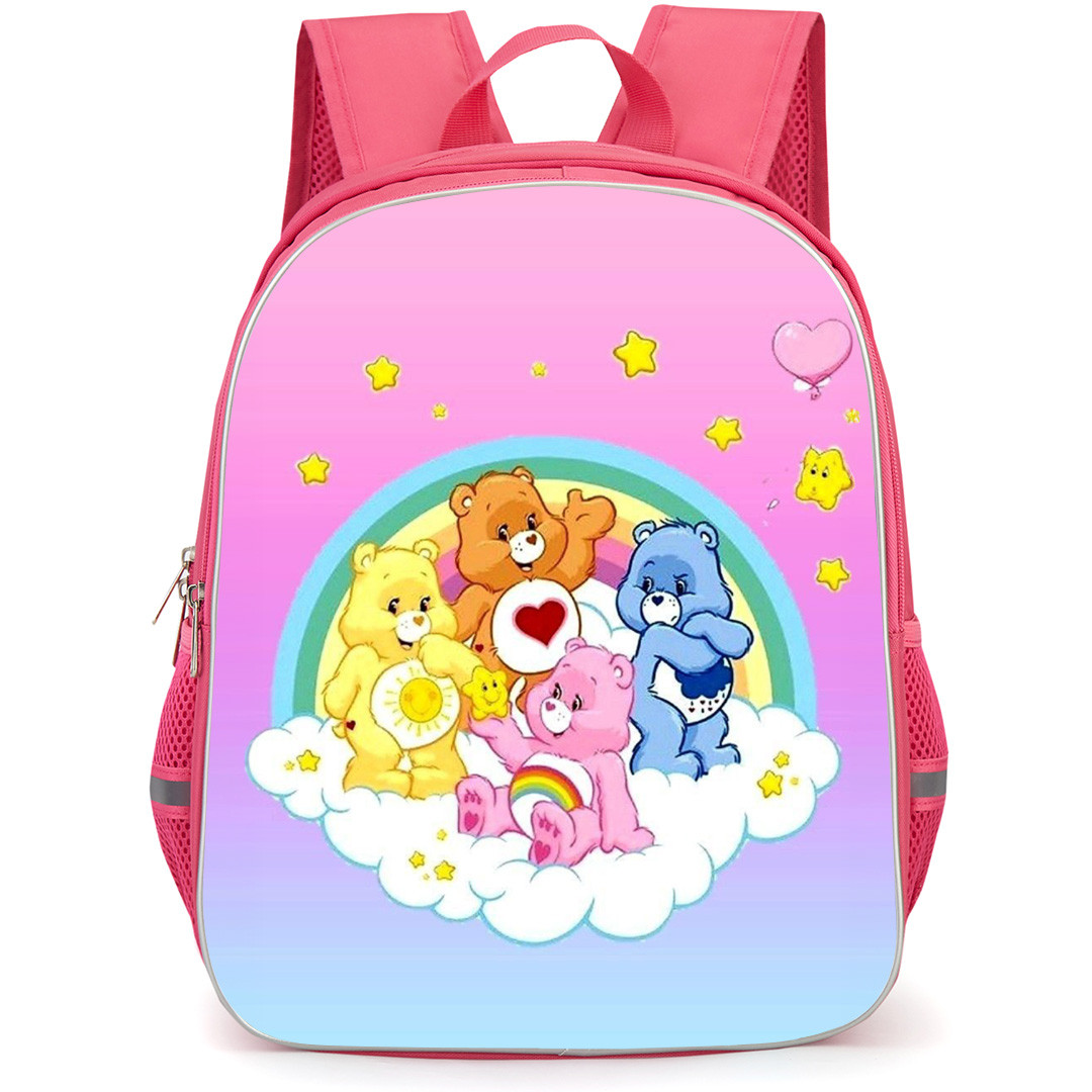 CareBears Backpack StudentPack - Characters Cloud Rainbow Smiling
