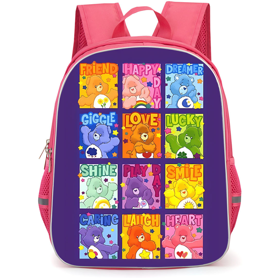 CareBears Backpack StudentPack - Characters Page Collage