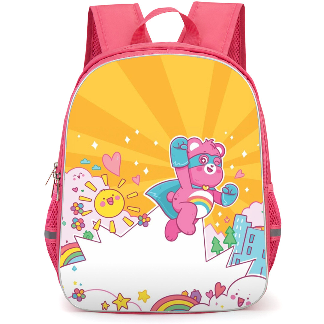 CareBears Cheer Bear Backpack StudentPack - Cheer Bear Hero Flying