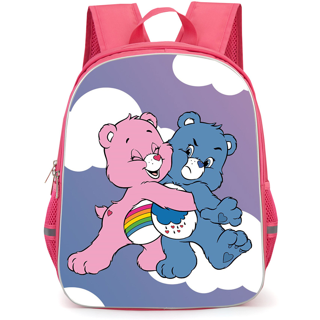 CareBears Backpack StudentPack - Cheer Bear And Grumpy Bear Hugging