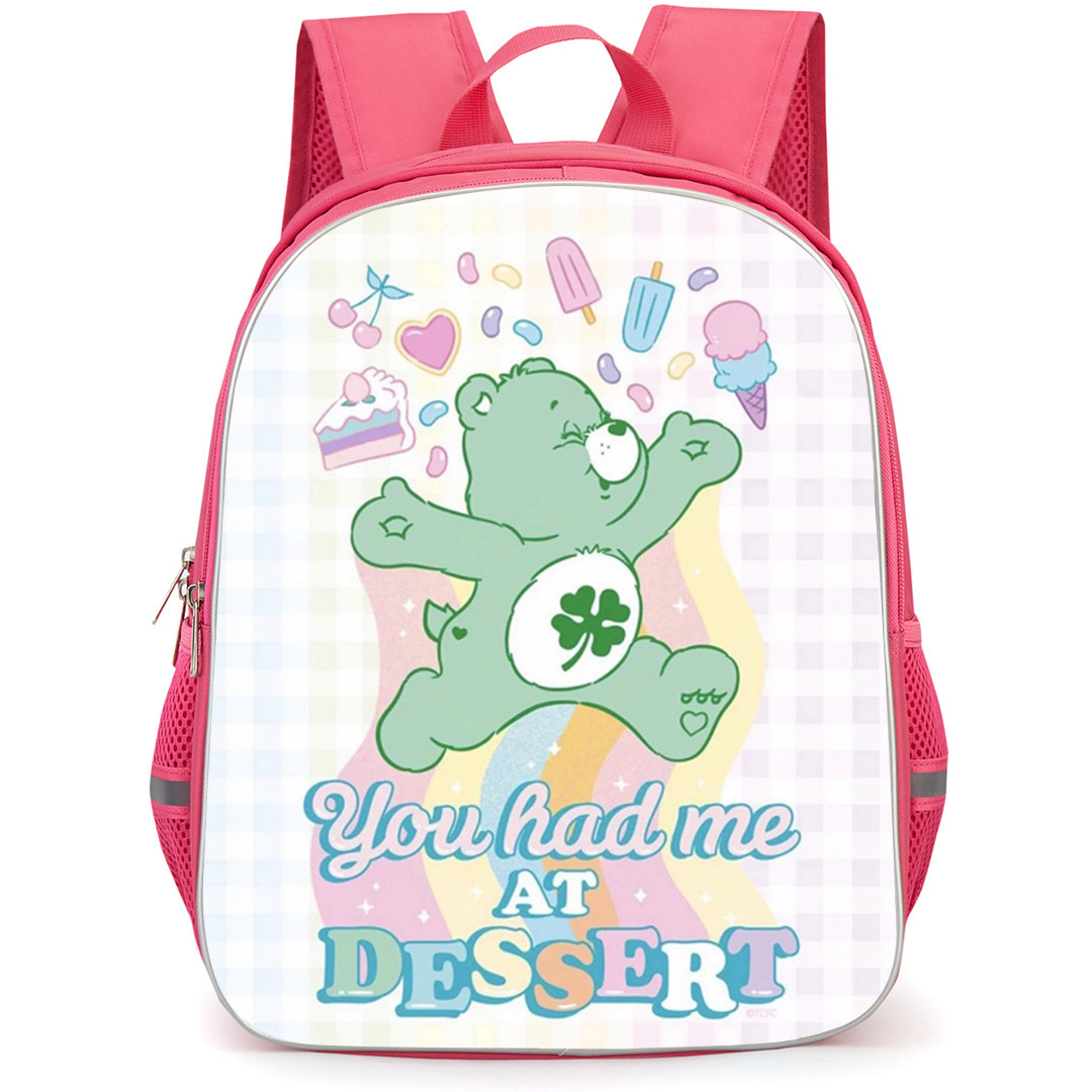 CareBears Good Luck Bear Backpack StudentPack - Good Luck Bear You Had Me At Dessert