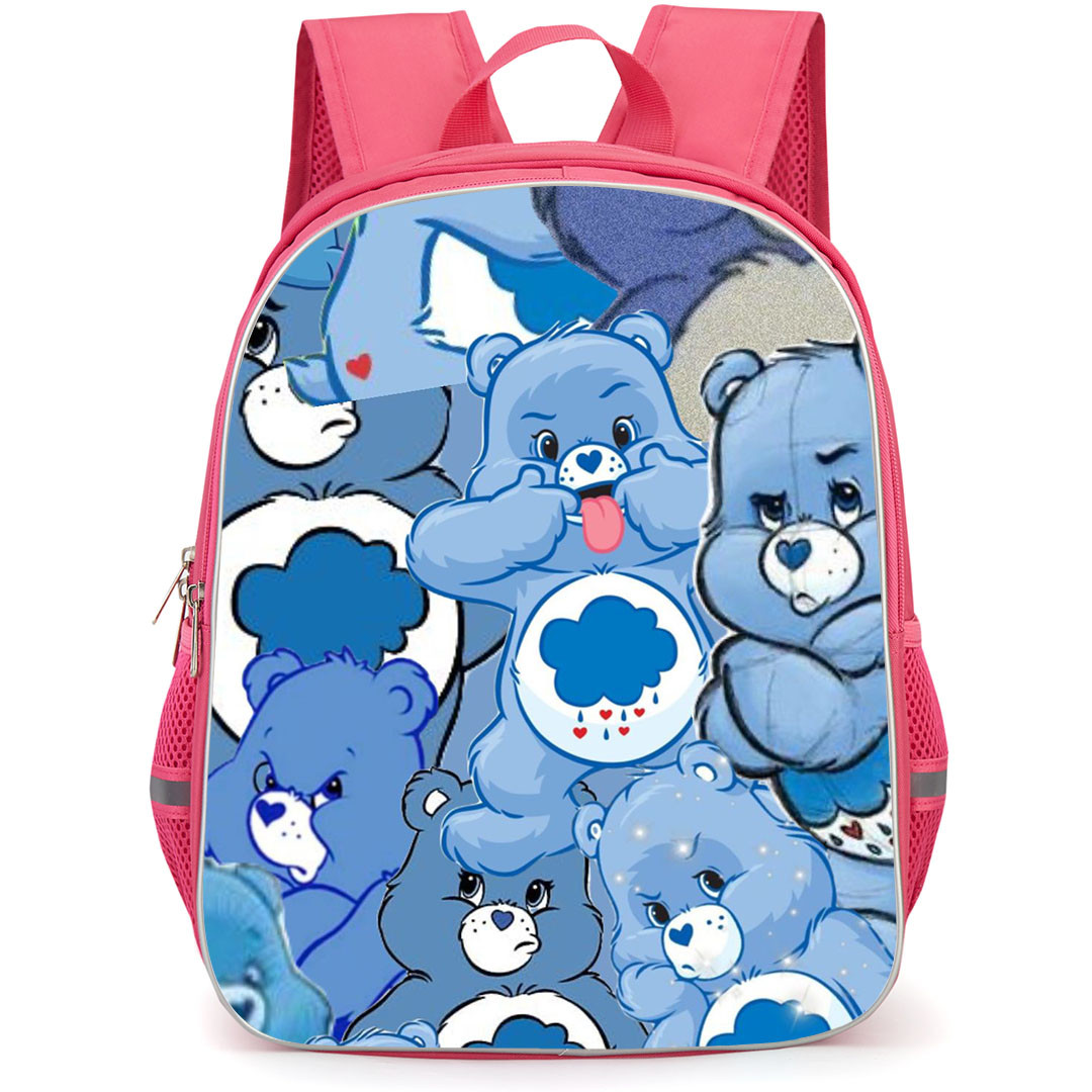 CareBears Grumpy Bear Backpack StudentPack - Grumpy Bear Smirk Collage