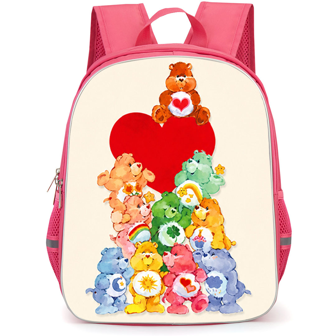 Care Bears Backpack School Bag StudentPack - Care Bears Heart Friends Poster