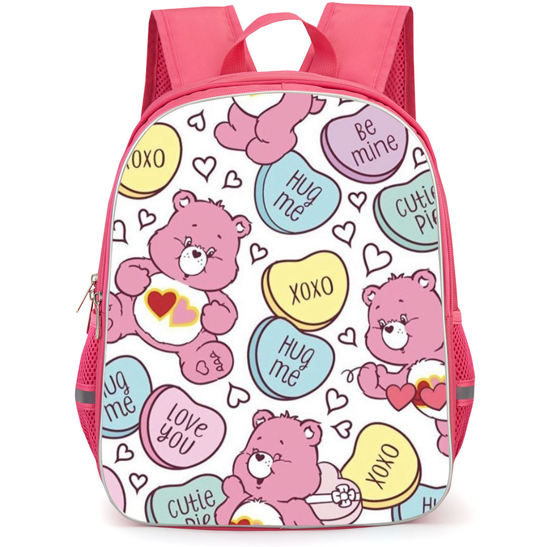 CareBears Love A Lot Bear Backpack StudentPack - Love A Lot Bear Love Pattern