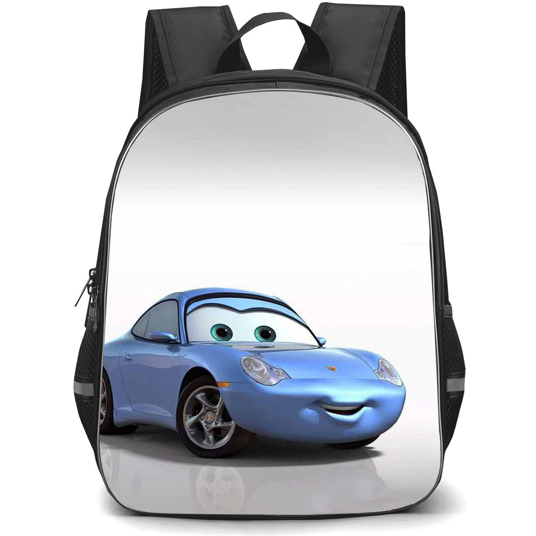 Cars Sally Carrera Backpack StudentPack - Sally Carrera Parked On White Background