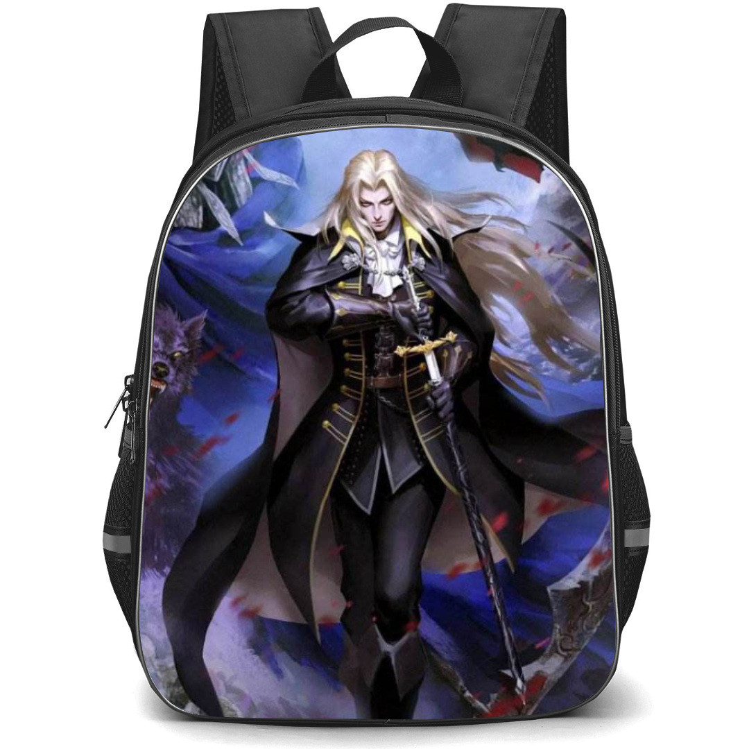 Castlevania Alucard Backpack StudentPack - Alucard Dark Legends Illustration Art Poster