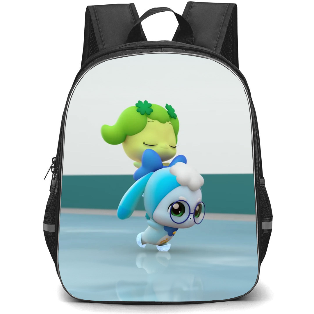 Catch Teenieping Chachaping Backpack StudentPack - Chachaping Skating with Dadaping