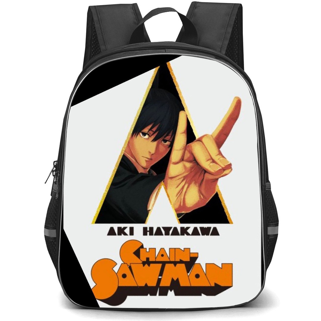 Chainsaw Man Aki Hayakawa Backpack StudentPack - Aki Hayakawa Crossover Clockwork Orange