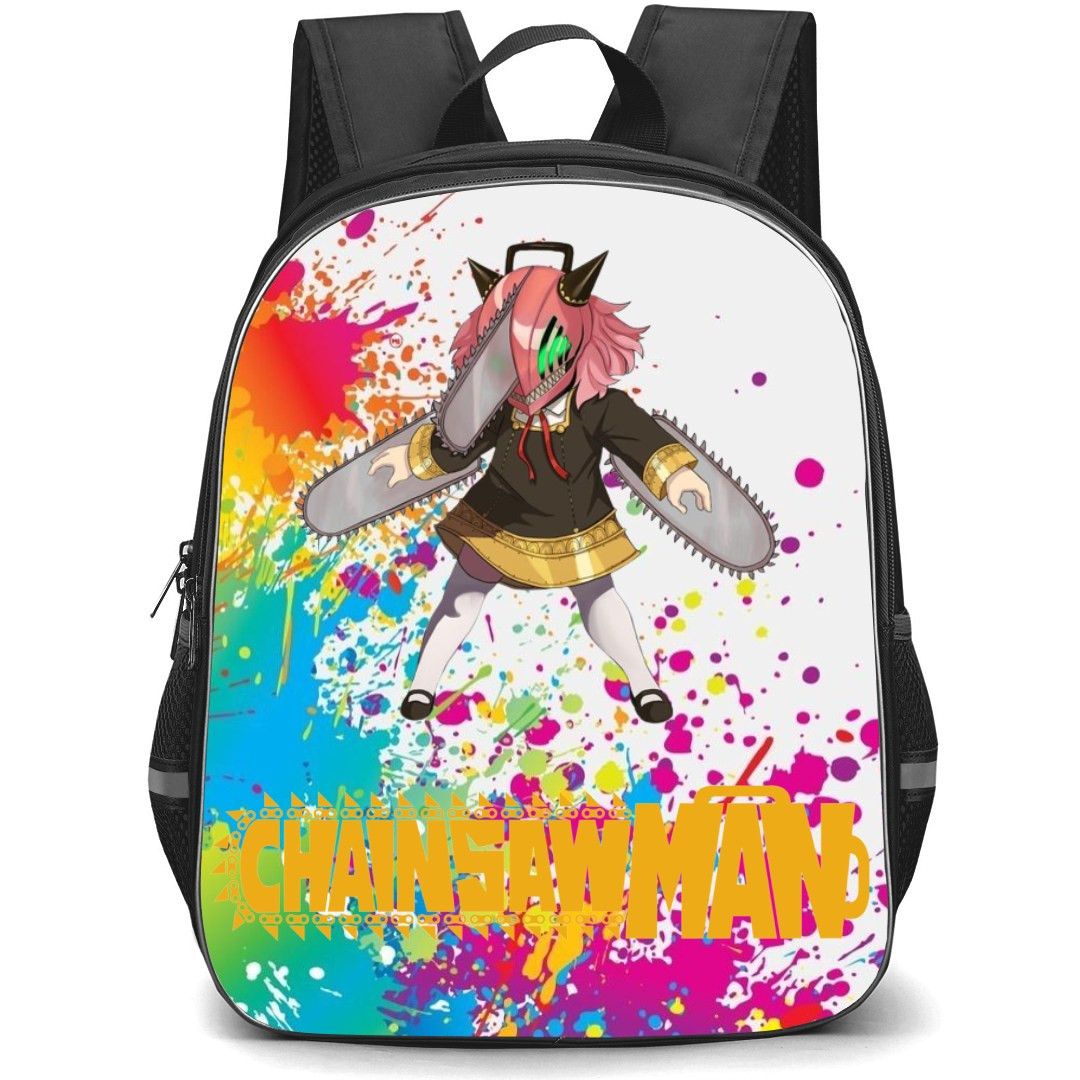 Chainsaw Man Backpack StudentPack - Chainsaw Man Crossover Anya Forger Sticker