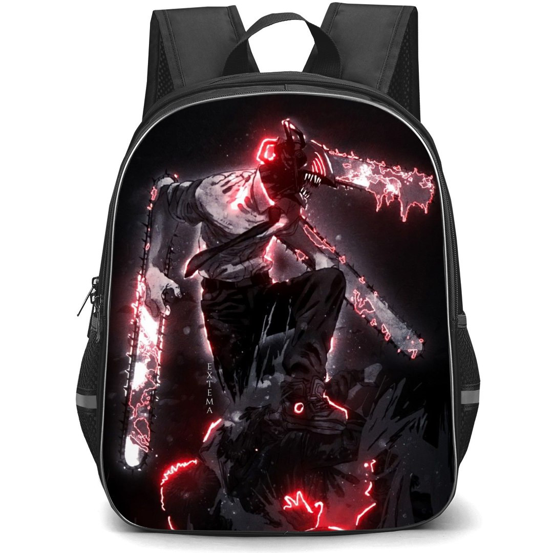 Chainsaw Man Denji Backpack StudentPack - Denji Attack Mode Illustration
