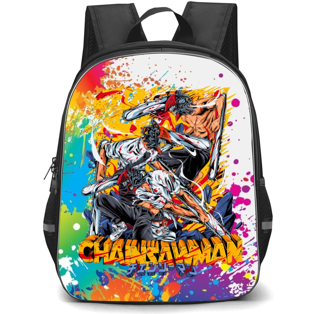 Chainsaw Man Denji Backpack StudentPack - Denji Attack Mode Sticker