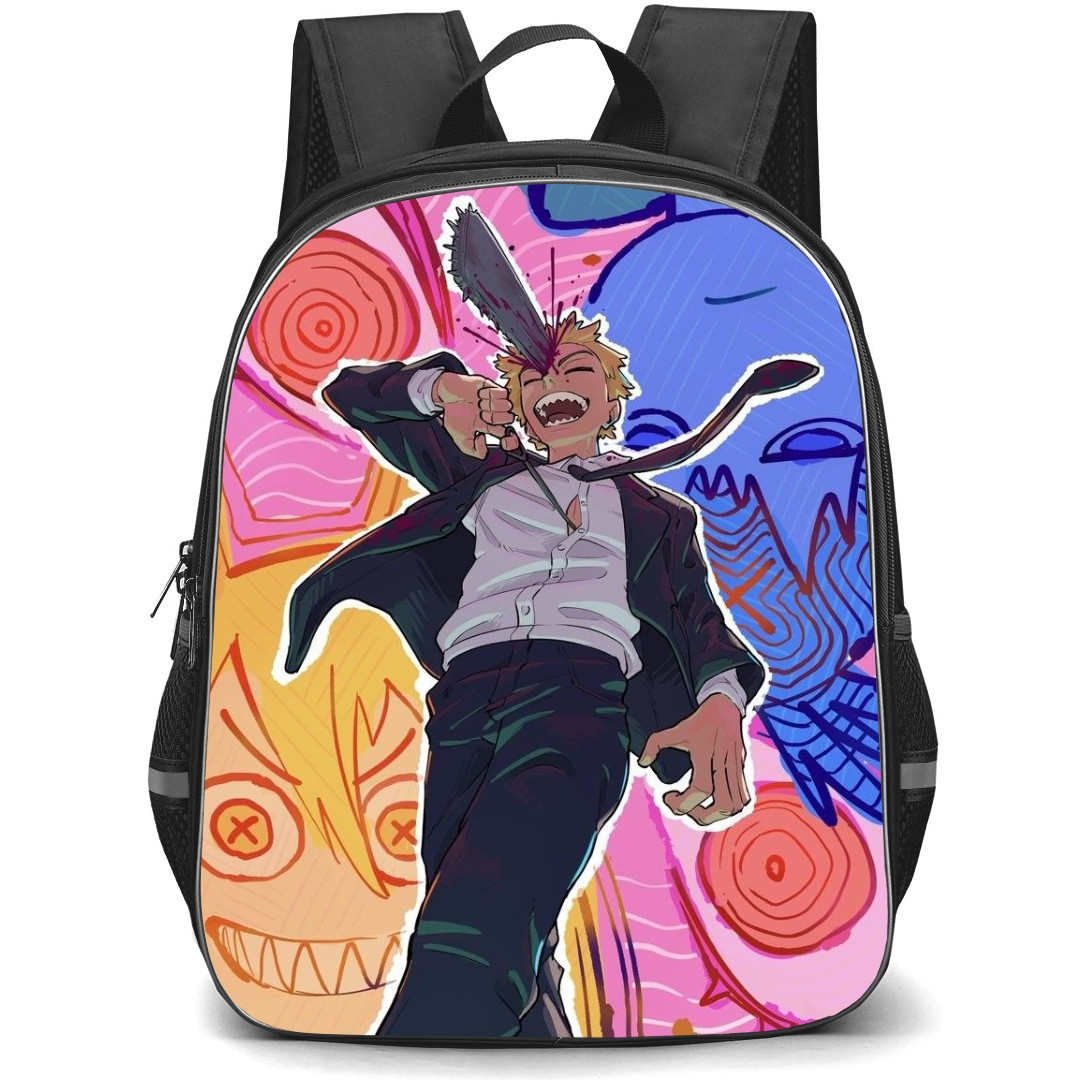 Chainsaw Man Denji Backpack StudentPack - Denji Transformation Pop Art